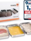 3-teiliges Panierset-Set aus Edelstahl - Spülmaschinengeeignet - Perfekt für Schnitzel
