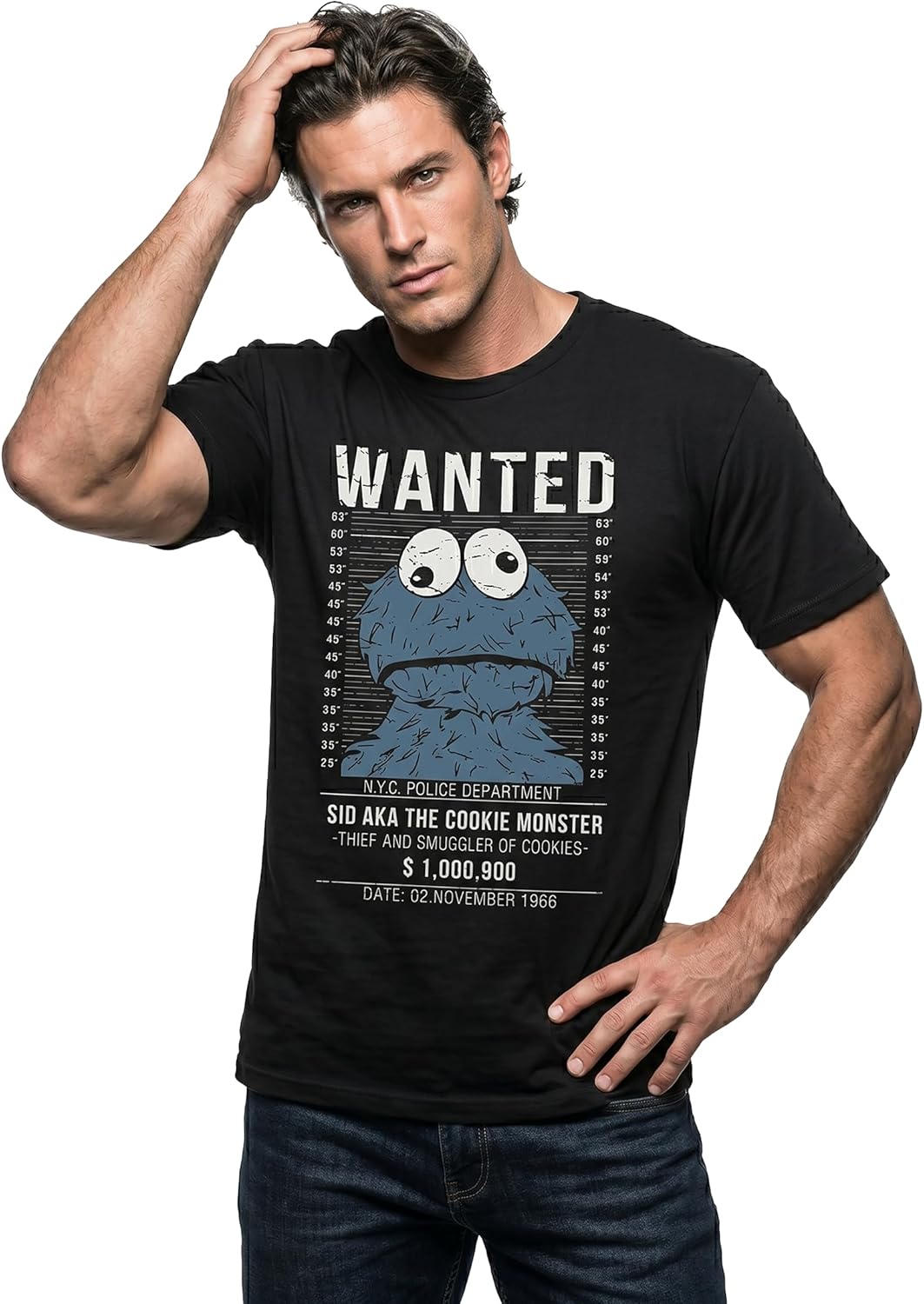 MAKAYA Vintage Monster T-Shirt Biscuits – Bild 3