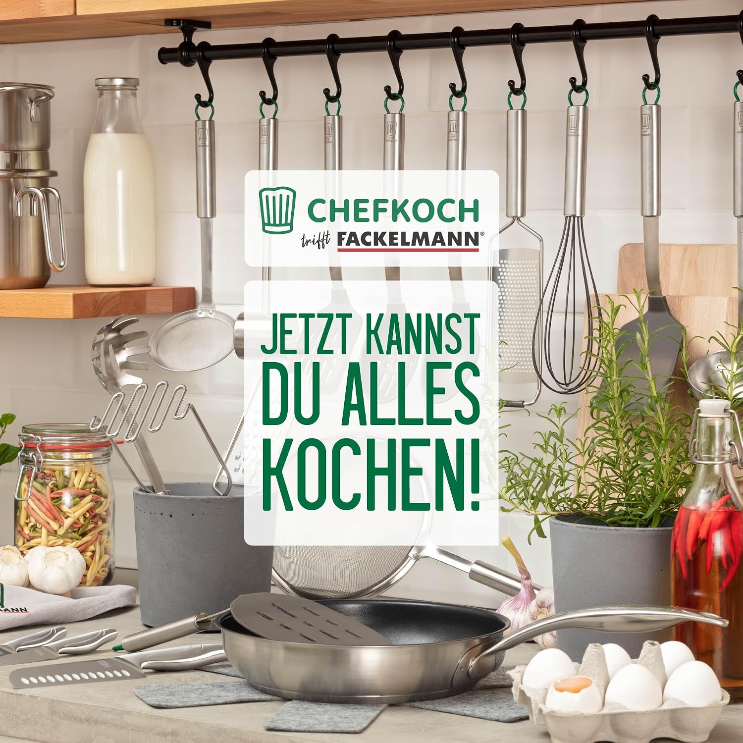 Chefkoch trifft Fackelmann - High Quality Stainless Steel Meat Tenderiser Ideal for Schnitzel & Co, Dishwasher Safe, Robust and Durable – Bild 5